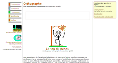 Desktop Screenshot of orthographe.pour-enfants.fr