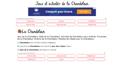 Desktop Screenshot of chandeleur.pour-enfants.fr