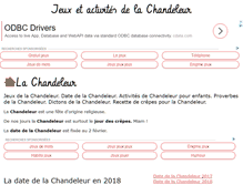 Tablet Screenshot of chandeleur.pour-enfants.fr