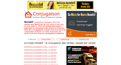 Desktop Screenshot of conjugaison.pour-enfants.fr