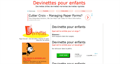 Desktop Screenshot of devinettes.pour-enfants.fr