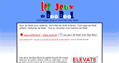 Desktop Screenshot of jeux-noel.pour-enfants.fr