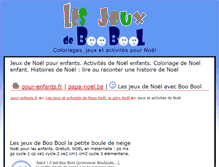 Tablet Screenshot of jeux-noel.pour-enfants.fr