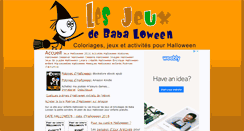 Desktop Screenshot of jeux-halloween.pour-enfants.fr